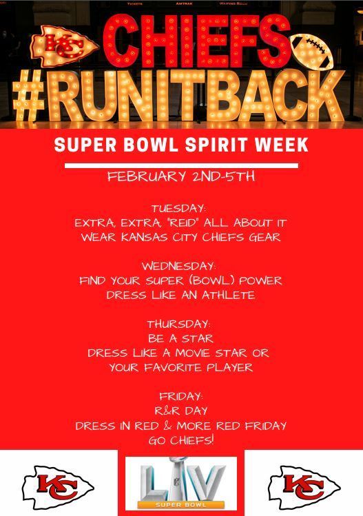 Kansas City Chiefs Spirit Week